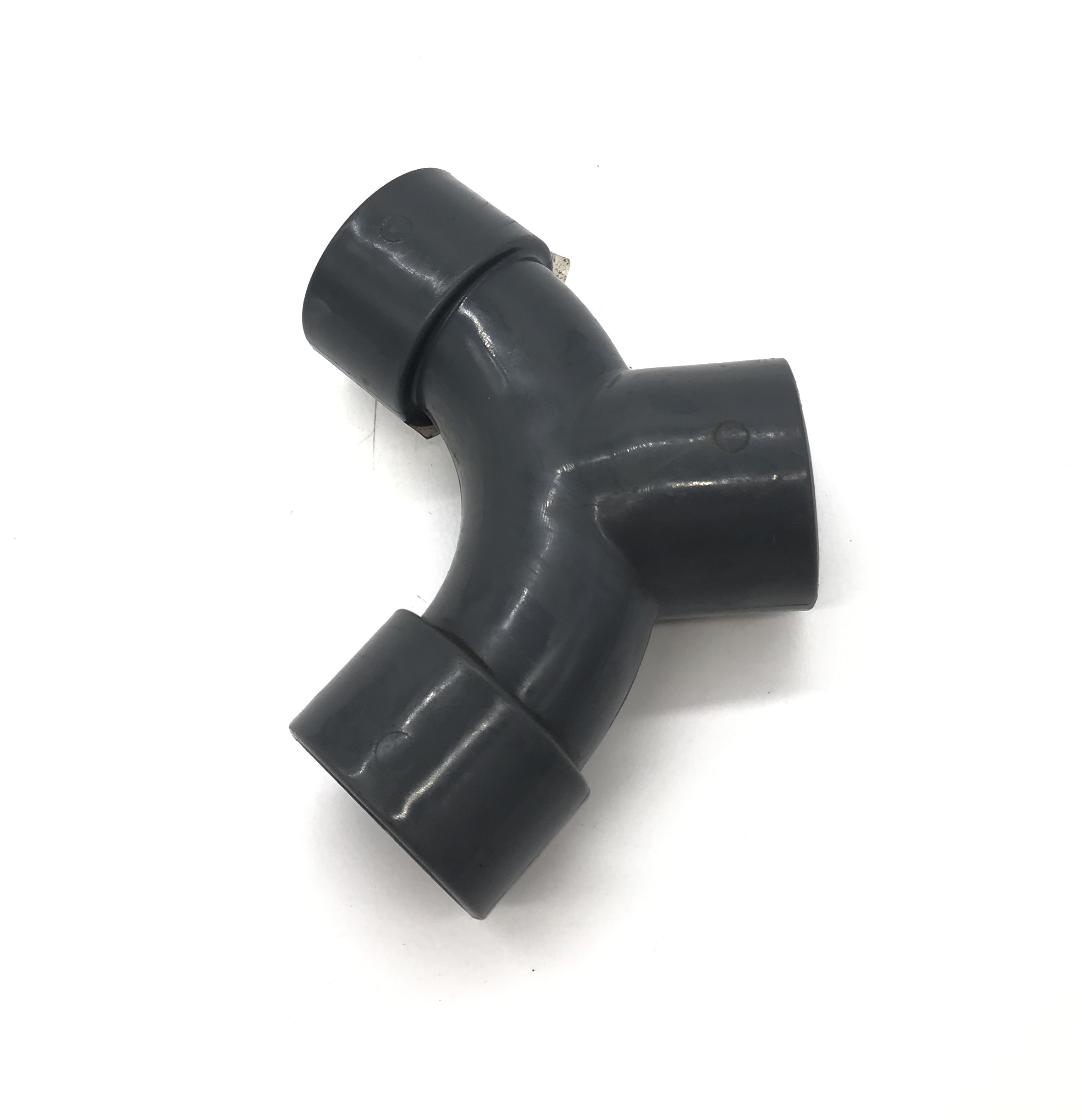 PVC/ GF-Y-Stück gebogen d 50x50x50mm