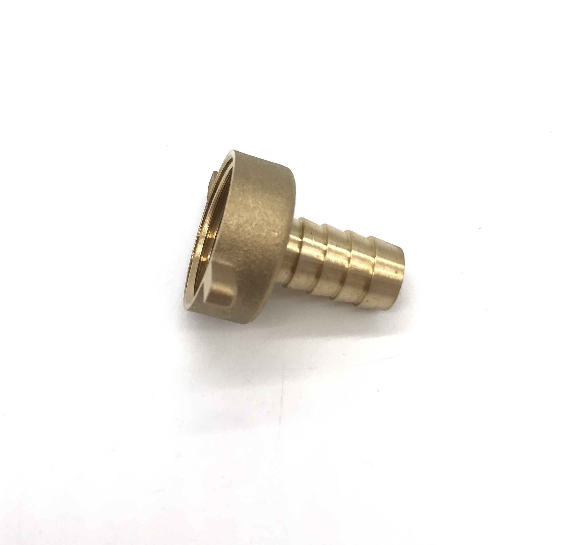 Messing Schlauchtülle gerade 3/4" Überwurfmutter + 1/2" (13mm) Schlauchtülle
