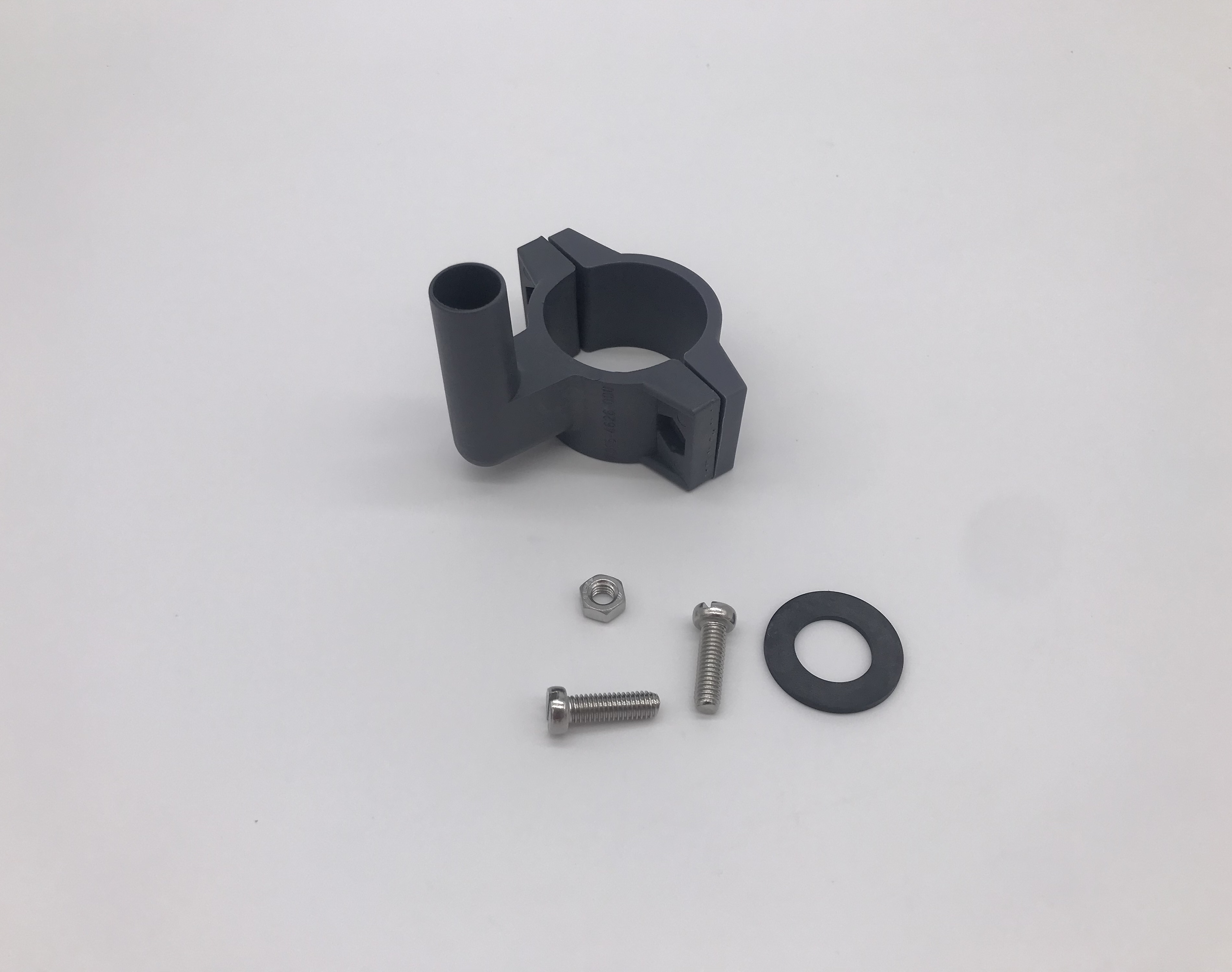 Rohranschlussstutzen D40(1,5in)xID14x90Deg Pla gy cpl
