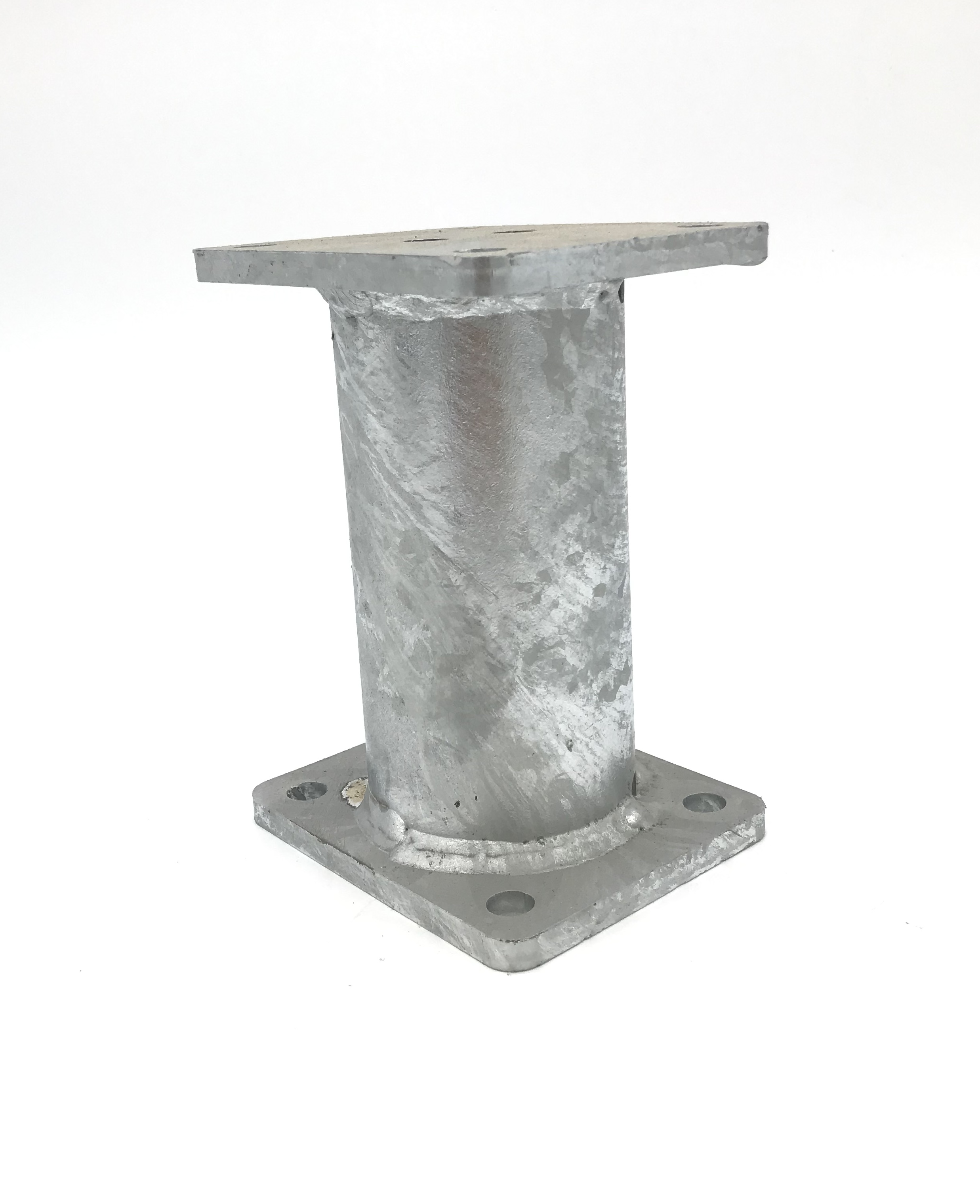 Abstandhalter Standpfosten-Fressrohr 2.5"(76mm) - 2"(60mm) L=166mm