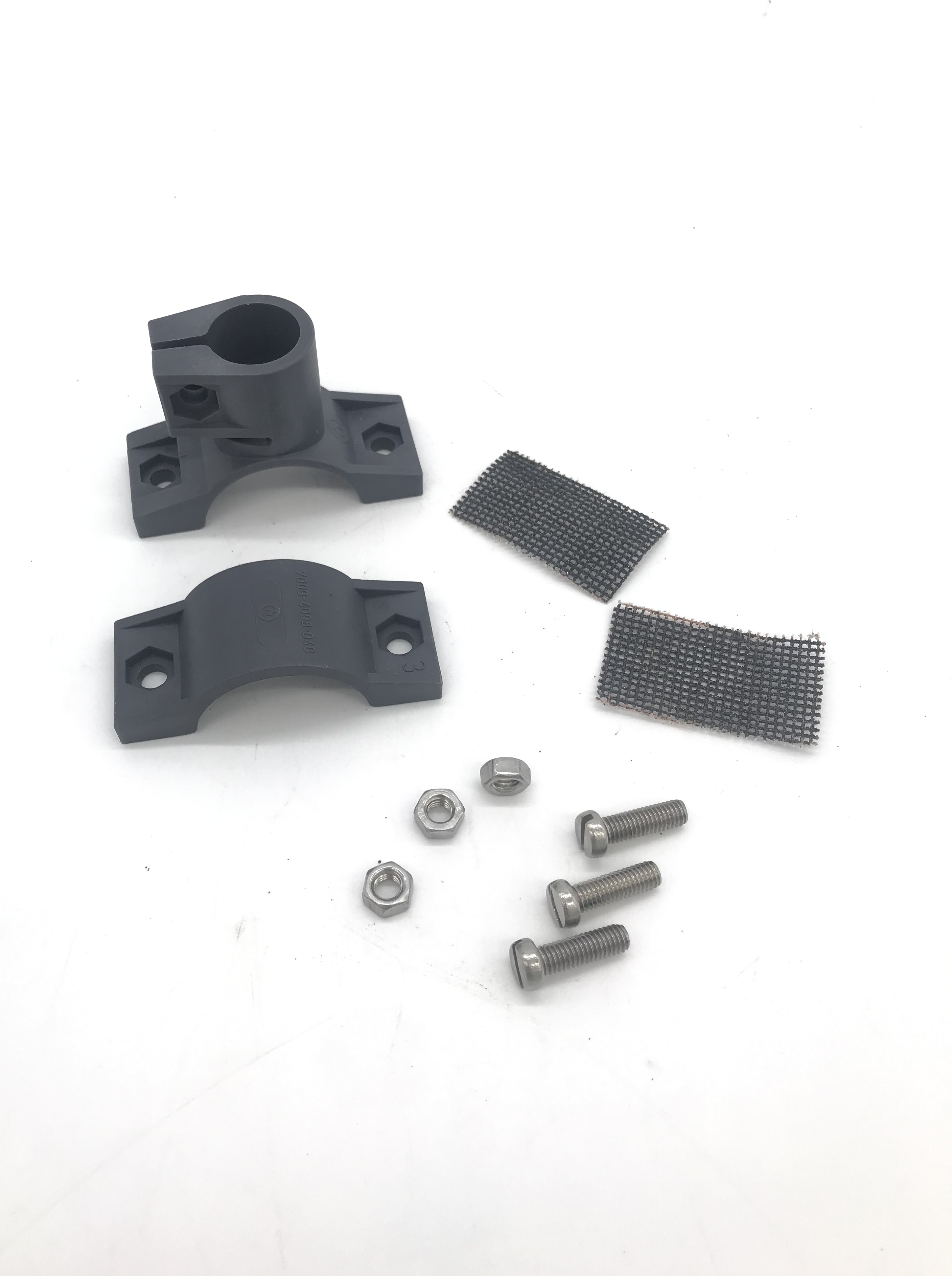 Rohrschelle vollst. D40(1,5in)xD0,5in Pla gy