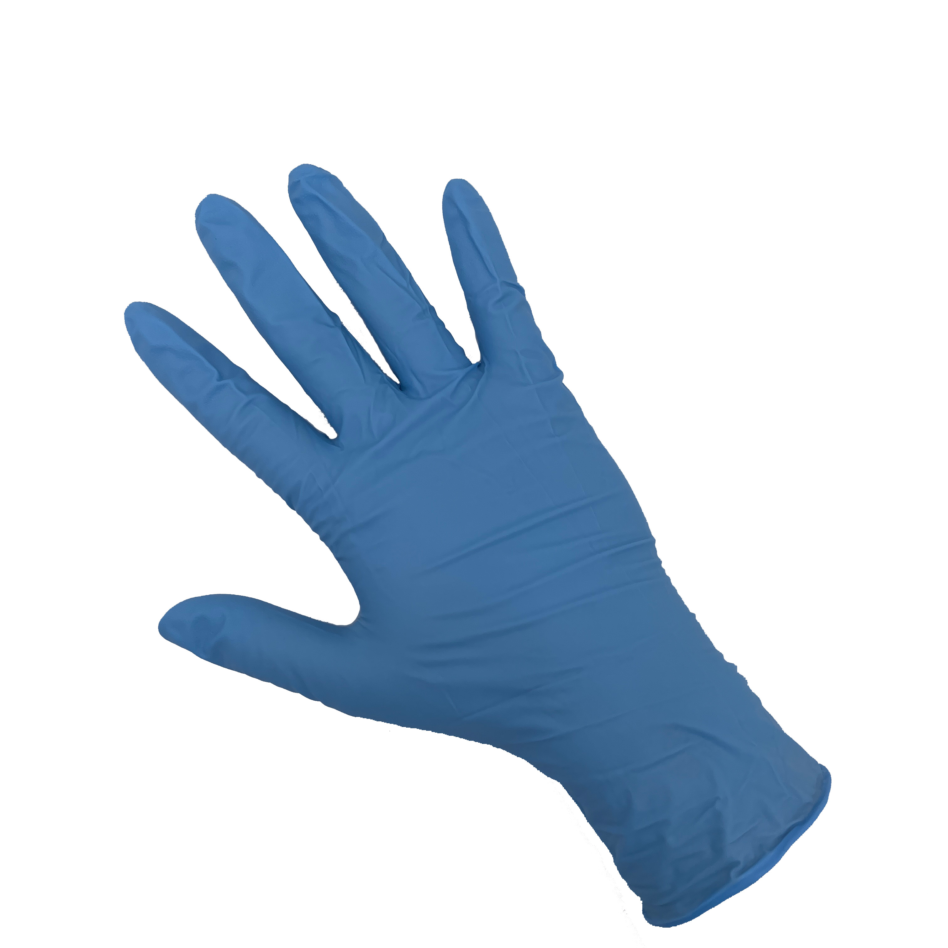 Einmalhandschuhe Nitrile hellblau 30 cm Premium Plus