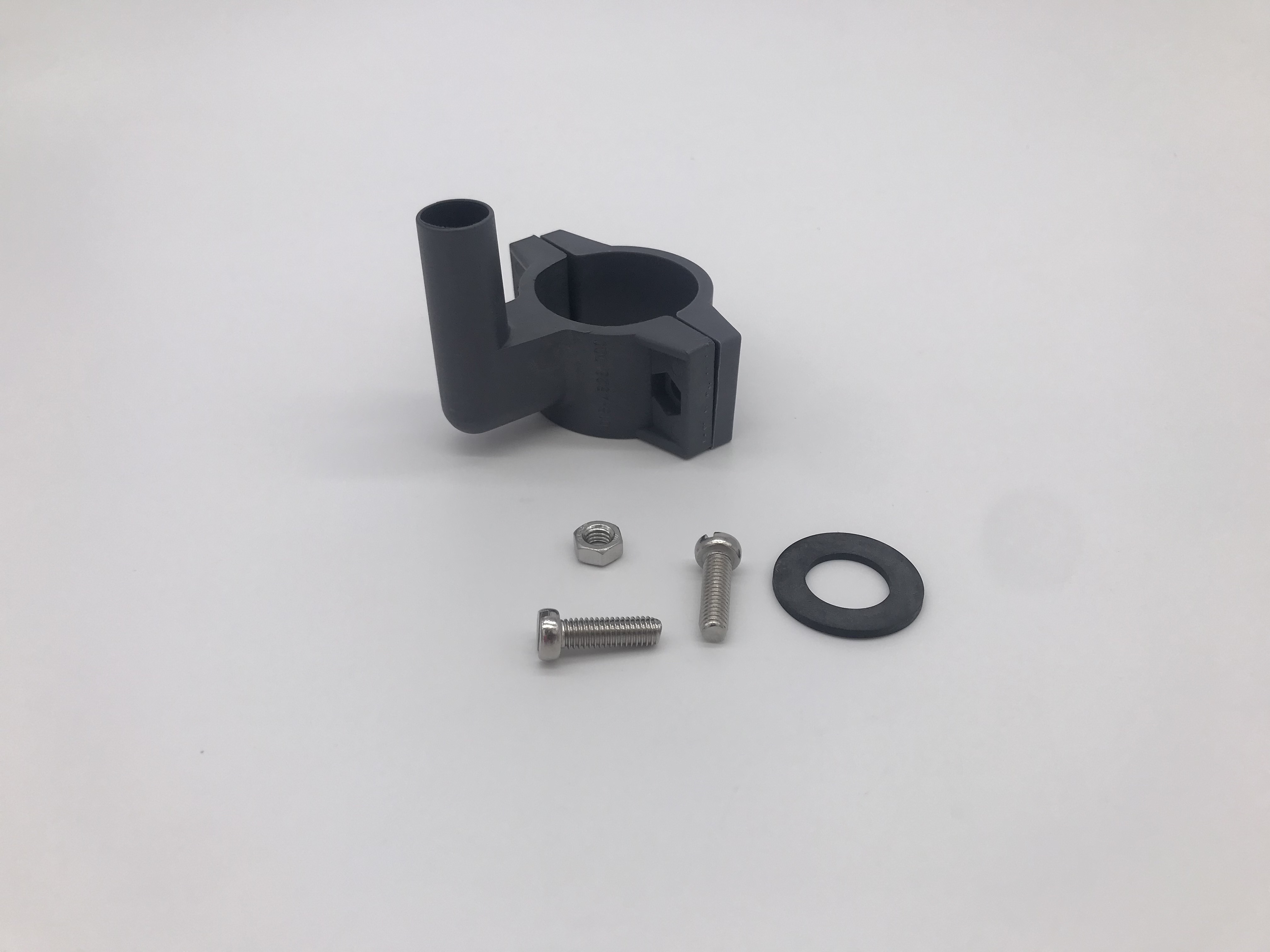 Rohranschlussstutzen D40(1,5in)xID14x90Deg Pla gy cpl